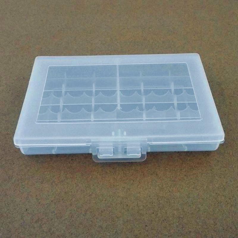 Hard Plastic Battery Holder Case Organizers Container For 2A 3A Size Batteries