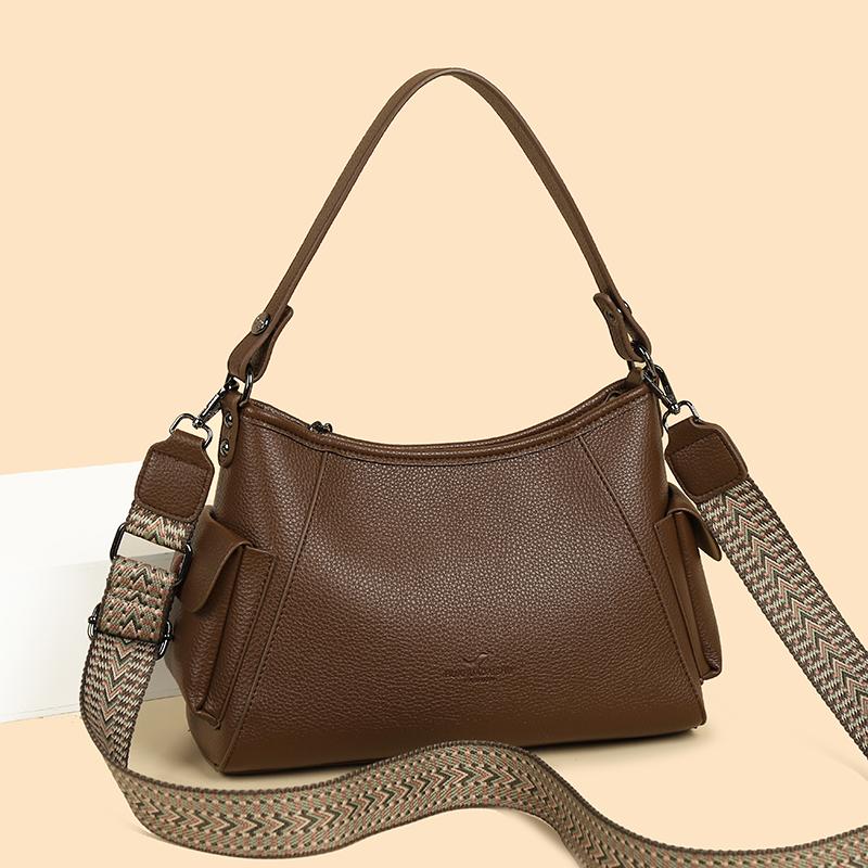 Womens Faux Leather Hobo Bag Casual Shoulder Handbag Large Tote Purse for Travel