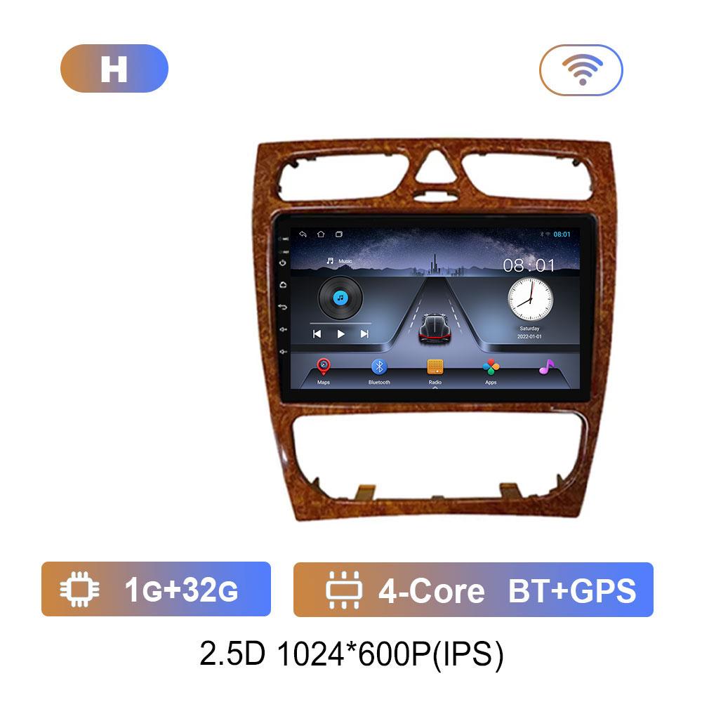 

ОС Android для Mercedes Benz C Class W203 C200 C320 C350 CLK W209 2002 - 2005 Автомобильный радиоприемник Видео Мультимедийный проигрыватель GPS 4G Bluetooth