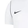 Nike T-Shirt Einzelstreifen Logo-Print Rundhals Pullover Kurzarm Kinder Oberteile Weiß BV6905-100