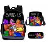 Among Us Middle School Student School Bag Cartoon School Bag Children's Backpack Backpack Satchel Moving