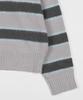 Kaipai Kush Stripe Knit (Gray) K25Zb169