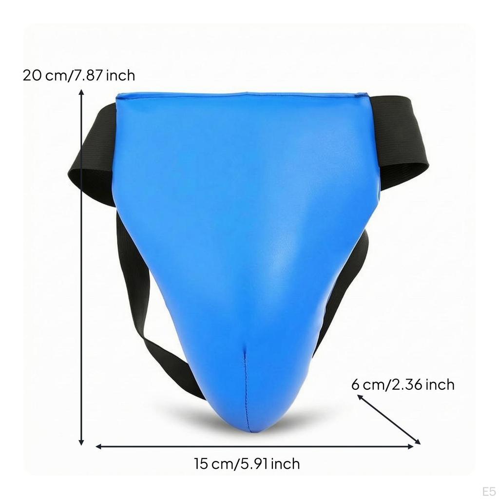 Hard Shell Groin Protector Contoured Padded Breathable Fighting Sports Gear for