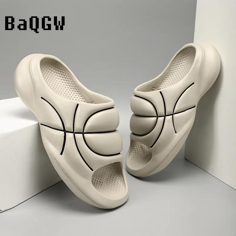 Summer Men Designer Slippers Indoor Outdoor Sandals Beach Casual Shoes Soft Sole Men Flip-flops Men's Sandals Big Size 40-47