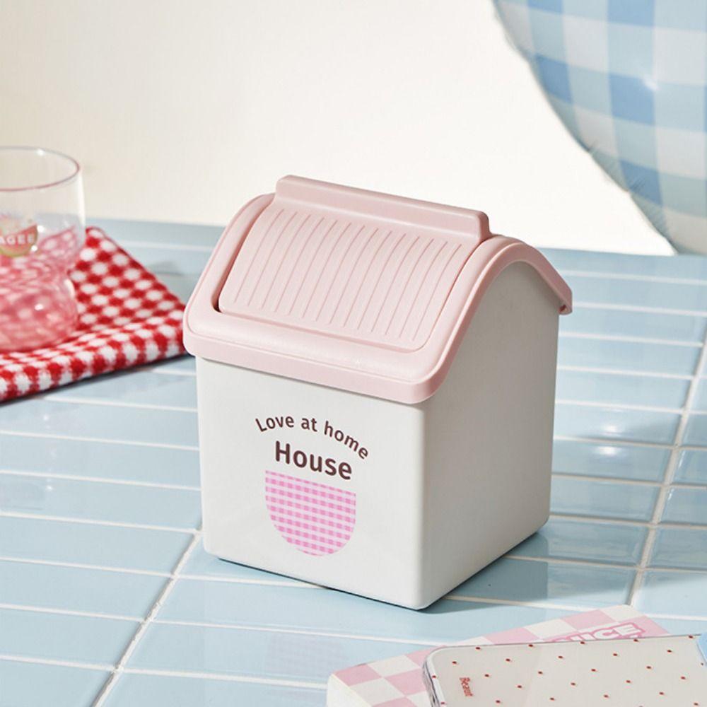 Large Capacity Sweet House Pen Holder Pen Stand Stationery Pencil Storage Box Dust-proof Waterproof Makeup Brush Organizer