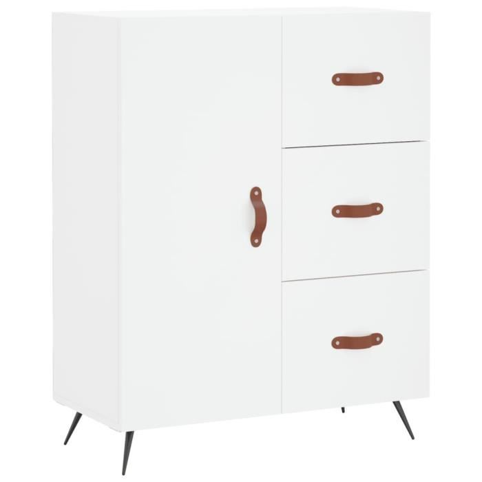 VidaXL Buffet blanc 69,5x34x90 cm bois d'ingénierie 827884