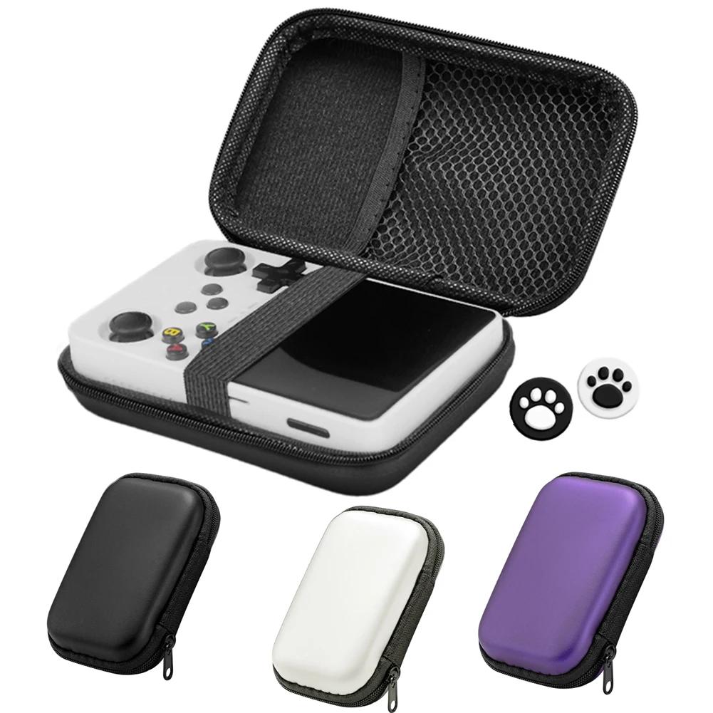 Portable Hard Carrying Case with 2 Joystick Caps Handheld Game Console Carrying Bag for Miyoo Mini Plus/RG35XX/R36S/R35S