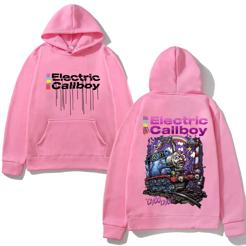 

Худі Electric Callboy Punk 2025Новий Альбом Модний Світшот Графічний Друк Одяг у стилі Гранж SudaderasHoody Ретро Висока Якість XXXL рожевий
