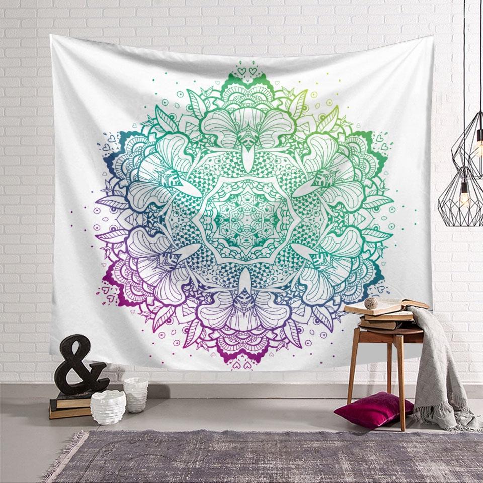 

Спальня Гостиная Гобелен Домашний Декор Слон Павлин Стиль Абстрактная Мандала Цифровой 230x180cm