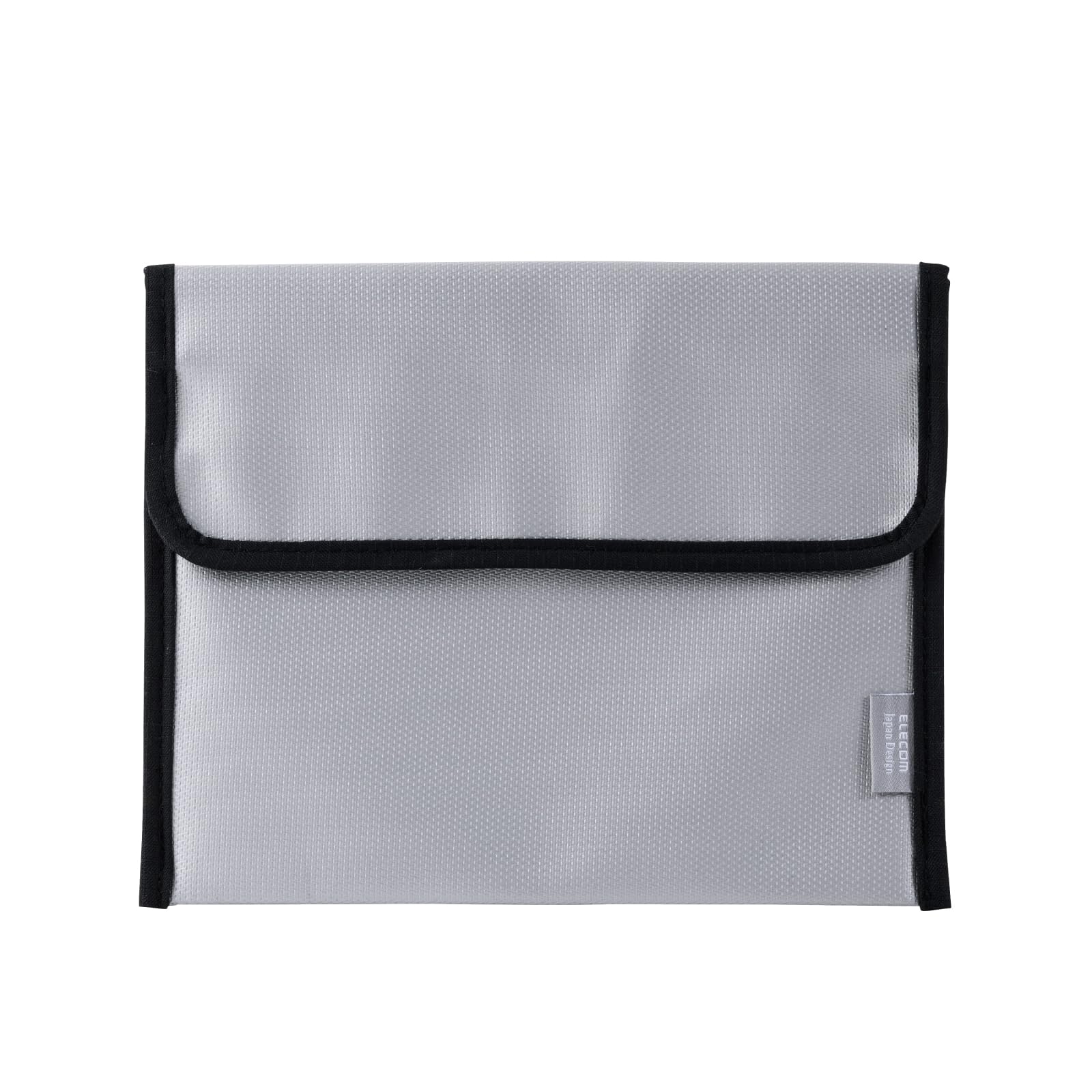 ELECOM Fire-Resistant Pouch Foldable Large Size BMA-MBP01LGY Gray