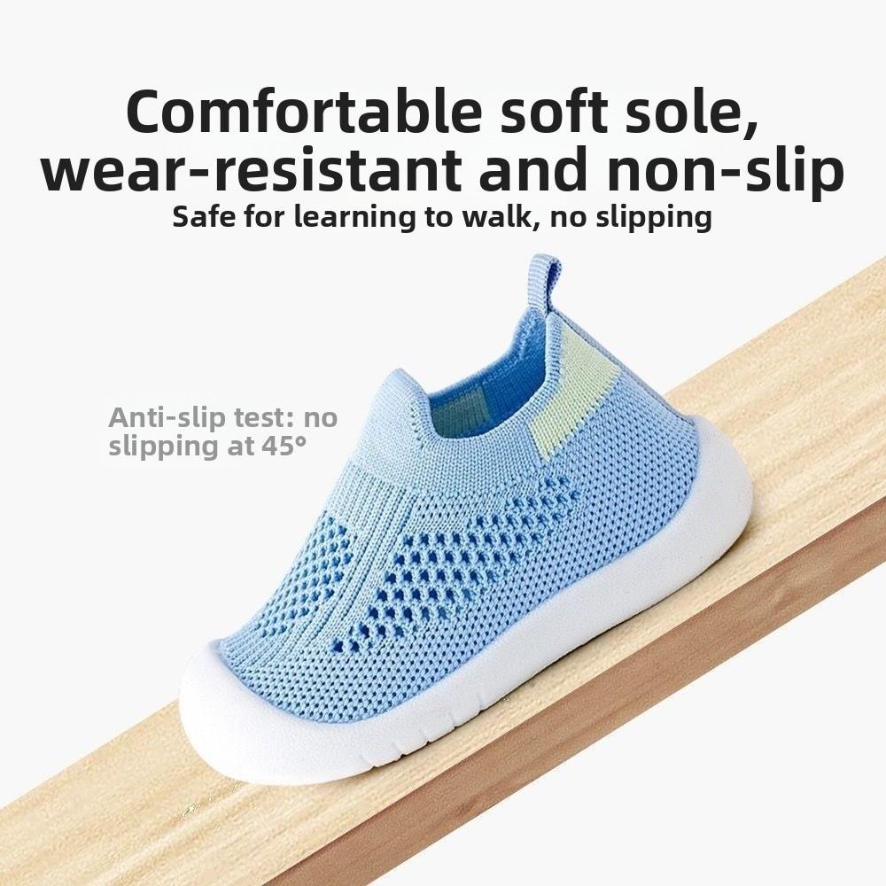 Soft Sole Baby Socks Shoes Anti Slip First Walking Shoes Infant Toddler Slipper Sneaker  Boys Girls