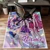 Custom KPop Demon Hunters Mat Personalized Name, Polyester Washable Indoor Entryway Rug, Gift for Christmas, Easter, Thanksgiving Day
