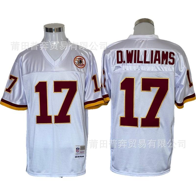 Washington Redskins Retro Football Jersey 21 Taylor 17 D.Williams Men Women Sportswear