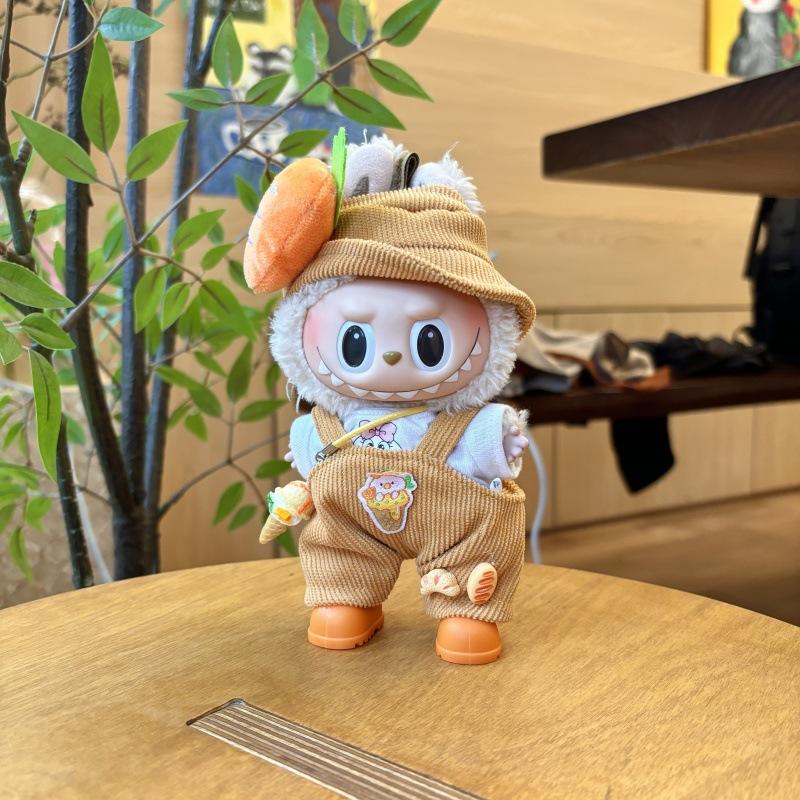 

One, Two and Three Generations of Vinyl Doll Baby Clothes Accessories Pink Bow Miu Overalls