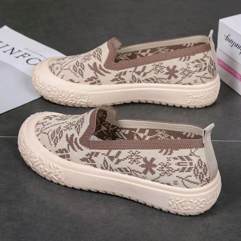 

Женские летние тонкие туфли-рыбаки на одну ногу, повседневные дышащие парусиновые туфли на толстой подошве 40