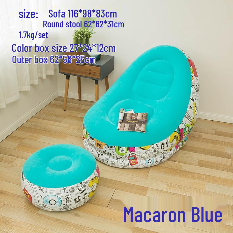 Inflatable Lounger Reclining Chair – Perfect for Home, Balcony, or Leisure Naps.