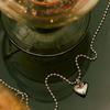 VINTAGE HOLLYWOOD Kleines Herz Kugelkette Halskette_VH2313NE007B