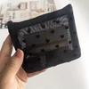 Nylon Mesh Zipper Cosmetic Bag Portable Travel Organizer Small Large Black Transparent Toiletry Pouch Makeup Storage Bags