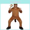Costum de Cal pentru Halloween pentru Adulți din Material Poliester Îmbrăcăminte pentru Spectacol pe Scenă pentru Evenimente Festive