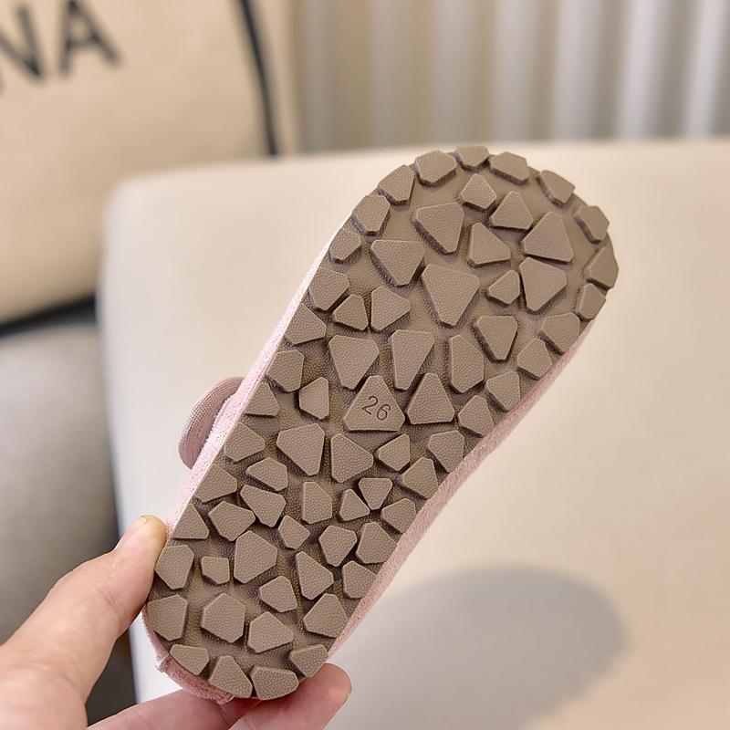 Mädchen Herbst Woll Ballerinas - Weiche Sohle Leder Prinzessin Schuhe