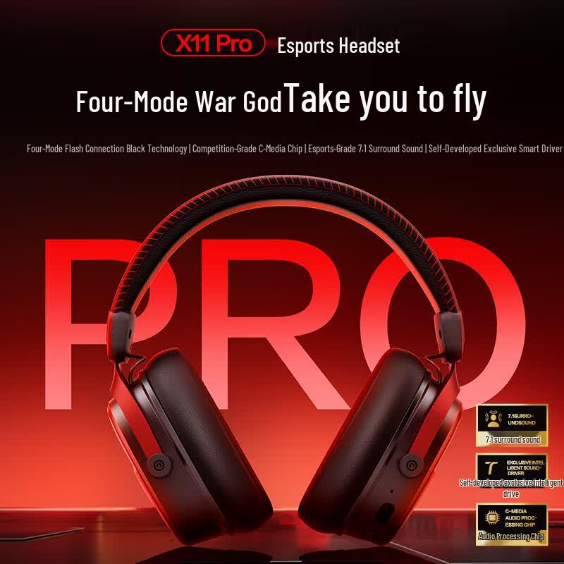 Tonemay X11 Pro Four-Mode Wireless Gaming Headset