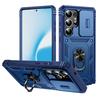Heavy Duty Armor Phone Case For Samsung Galaxy S25 S24 S23 S22 S21 Ultra S20 FE Plus Note 20 Ultra Lens Protect Ring Stand Cover