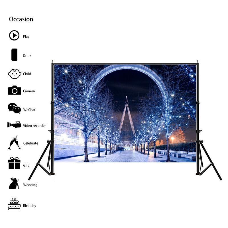 European Sscenic Spots Theme Background Cloth Photography Backdrop Photo Background Cloth Studio Props Decor