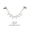 1Pcs Duck Clips Flexible Beaded Pearl Pin Brooch Cardigan Collar Clip Buckles Clothing