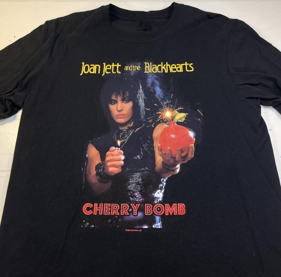 JOAN JETT The Blackhearts Cherry Bomb Concert Tour T-shirt size S-5XL M