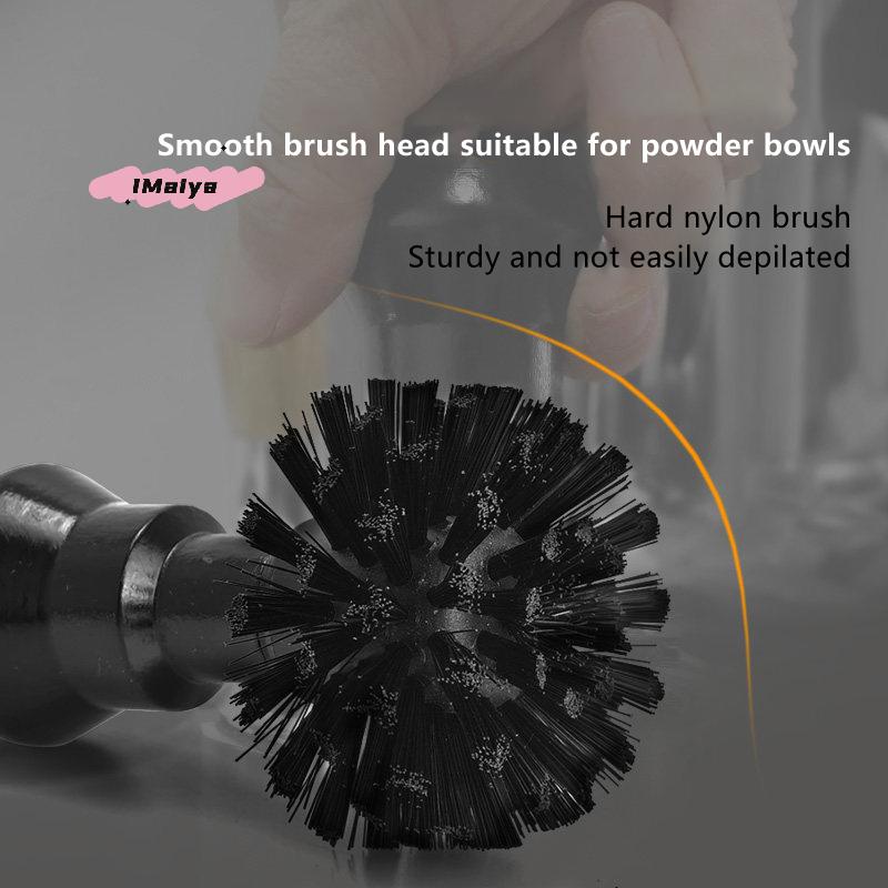 M-Professional Espresso Brush Brewing Head Coffee Machine Cleaning Brush Small Wood Handle Bar Counter Coffee Powder Clean Brush