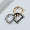 1PCS Metal Belt Handle Bag Strap Accessories Shoulder Webbing Buckle Open Screw Clasp Leather Craft D Ring Buckle