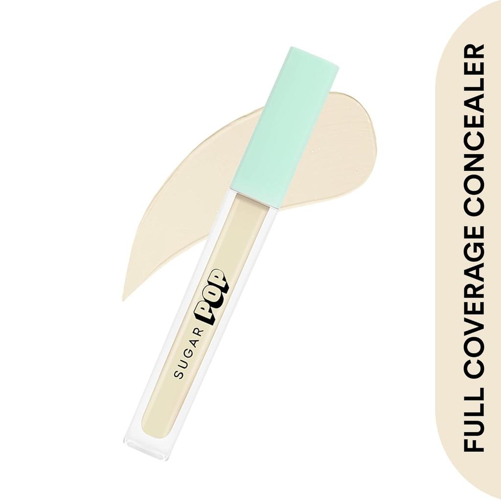 SUGAR POP Correttore in Crema Coprenza Totale Impermeabile per Occhiaie Lunga Tenuta Finish Opaco Trucco 01 Anacardo 4ml