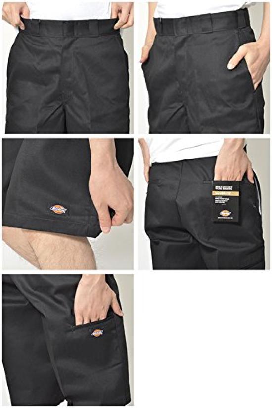 Dickies Shorts 42283 Solid Color Large Size Charcoal MENS Pocket Work Short Charcoal Pants Shorts Work Shorts Classic Live Men's 13" Multi-Use