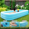 Saiveina Vinylbasseng for Hjem Stor Familie Luftbasseng for Sommer Vann PVC Trygt og 3 Luft Blå Hvit x 183 x 56 Bruk, Basseng, Barn, Beskyttelse, Lek,