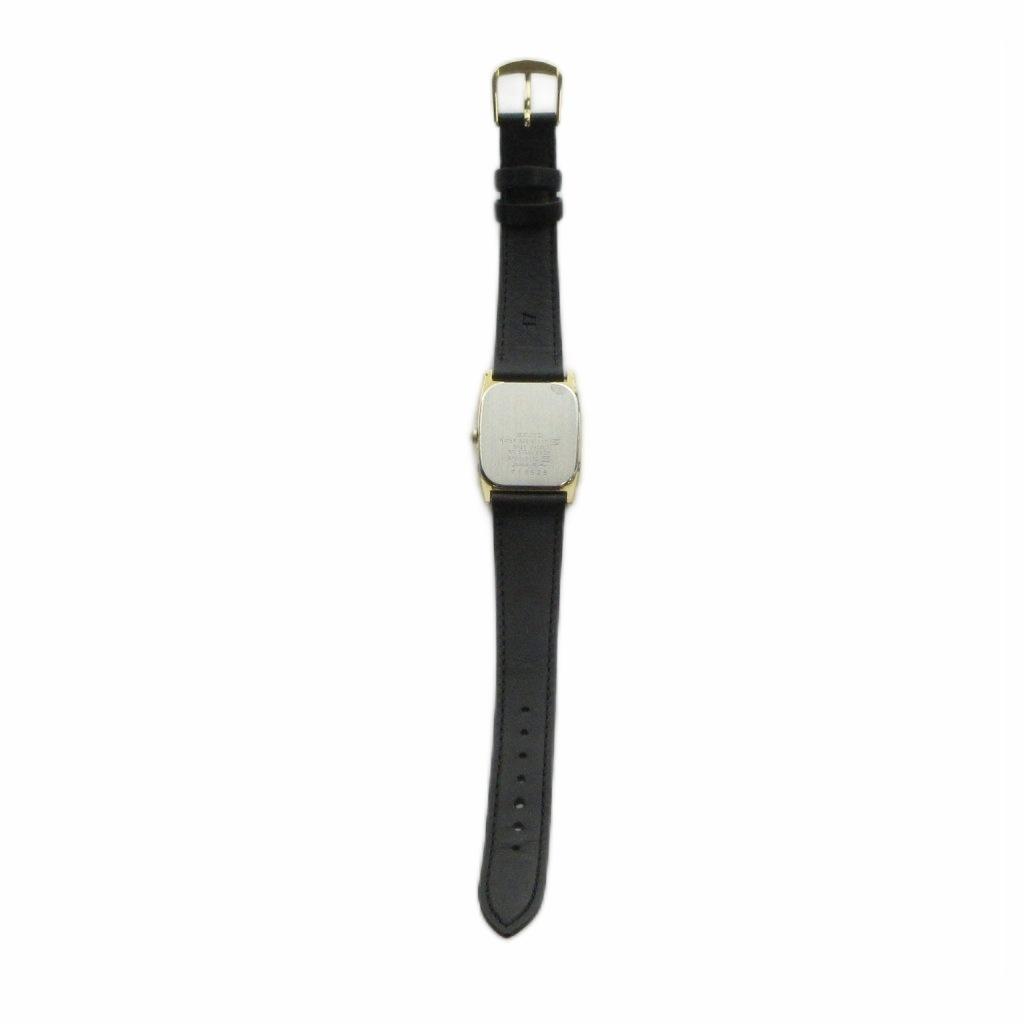 SEIKO Wristwatch Quartz Logo Leather Strap Gold Color 5P31-5170 GY18/MQ Men's