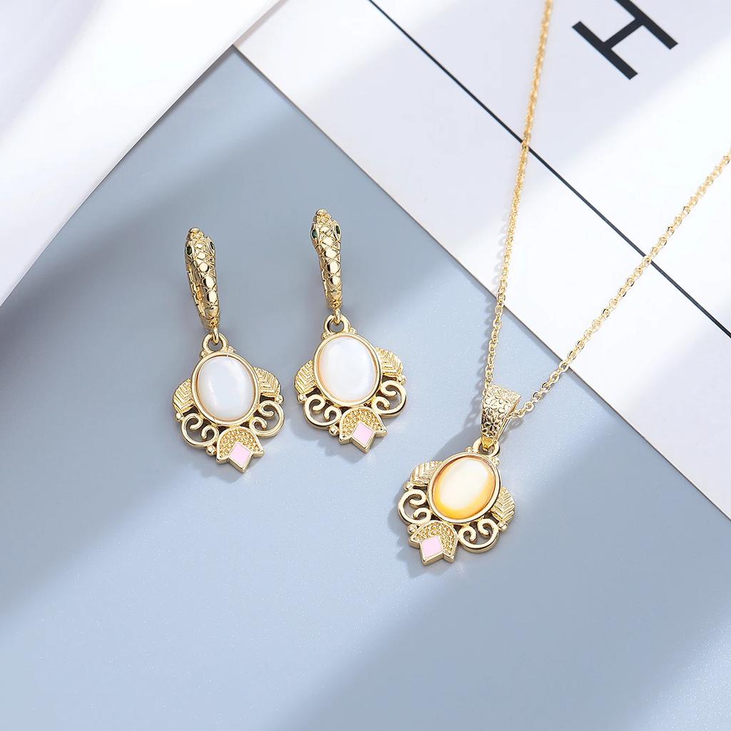 Gold Silver Drop Earrings for Women Vintage Jewelry Wedding Engagement Hoop Earrings Gifts