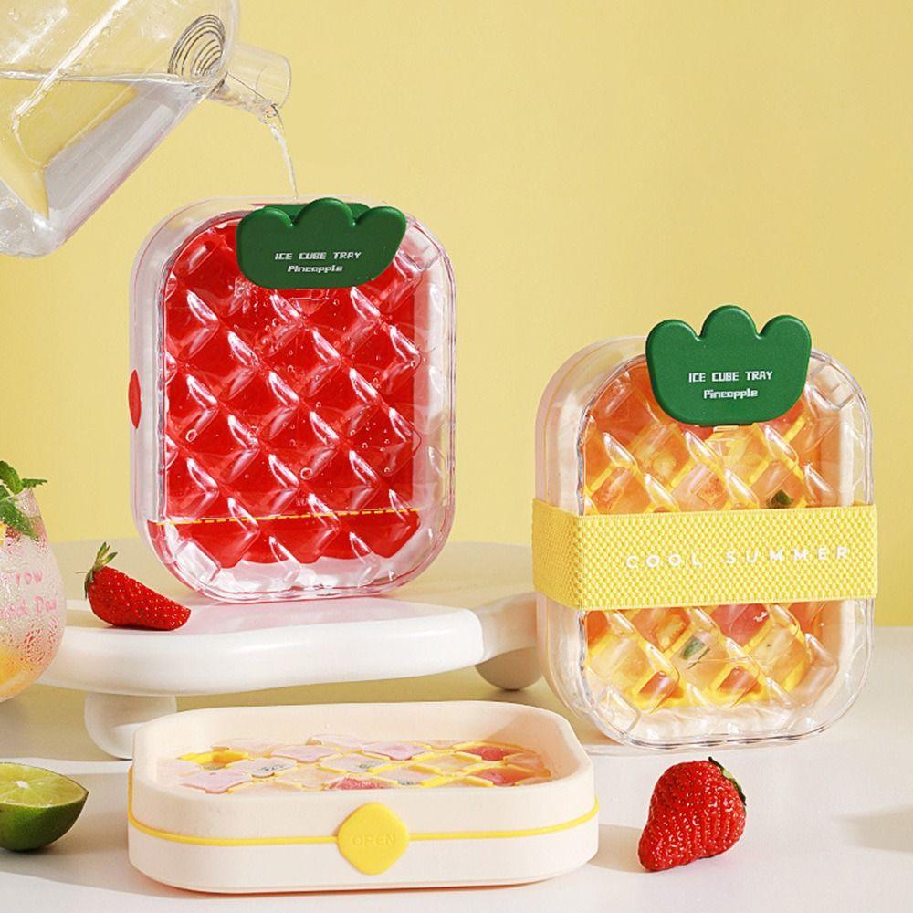 With Lid Ice Tray Mold Water Injection DIY Ice Maker Ice Cube Tray Ice Maker Bottle  Outdoor