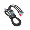 100W Triple-Device Fast Charging Cable for Apple, Huawei, and Android - Universal Car Charger
