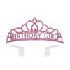 Alloy Birthday Girl Crown Headband - Party Headdress & Hair Accessory