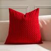 With Zipper Pillowcase Corduroy Plush Pillow Case Fashion Cushion Cases  Christmas Day