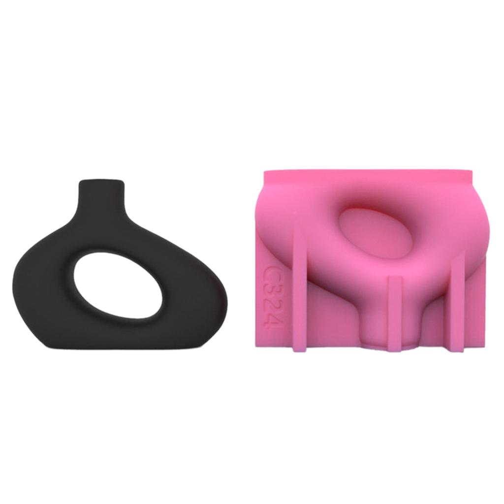 Flower Vase Silicone Mold DIY Storage Box Craft Planter Vase Pottery Molds for Epoxy Plaster Concrete Flower Pot Making