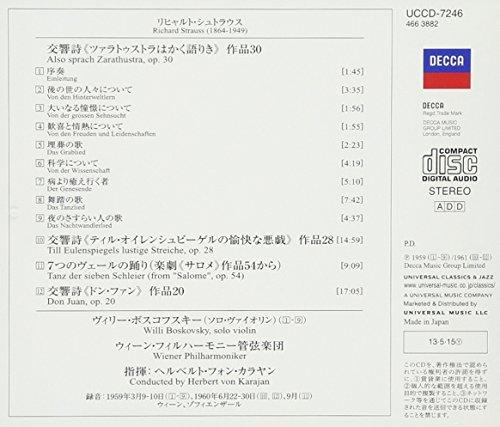 R. Strauss: Symphonic poems "Thus Spoke Zarathustra" and "Till Eulenspiegel's Merry Pranks