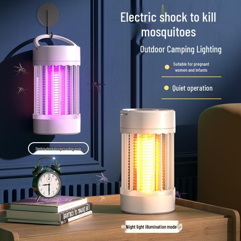 Roman Column USB Electric Mosquito Killer Lamp for Indoor/Outdoor Use - Safe for Mother and Baby