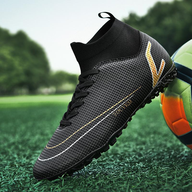 

Весенне-летние новые футбольные бутсы, молодежные студенческие, спортивная обувь для травы, длинные шипы, большой размер, тренировочные бутсы с высоким верхом, шипы 45