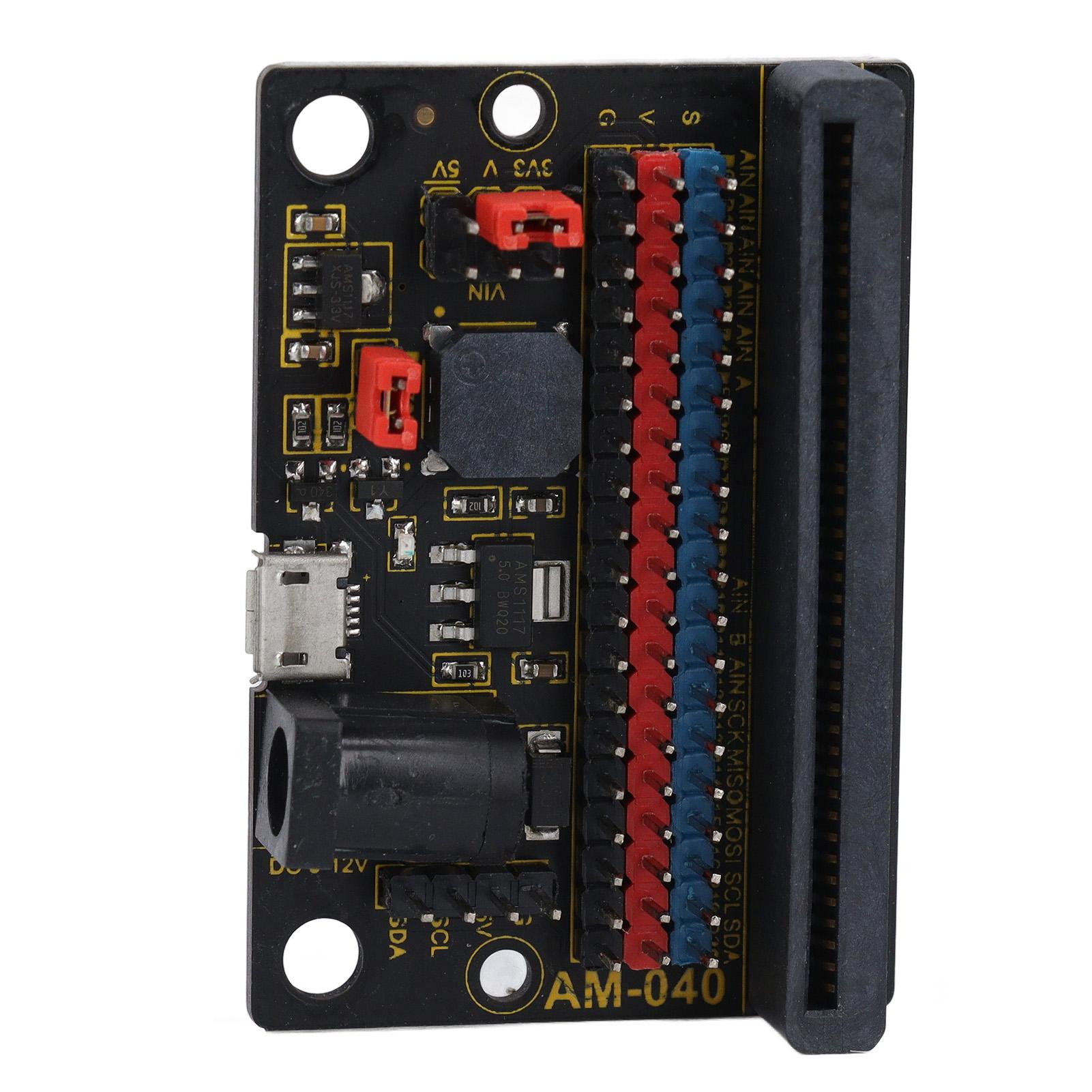 

Micro Bit IO Expansion Board Onboard Passive Buzzer Supports I2C 3.3V 5V Switch Development Board