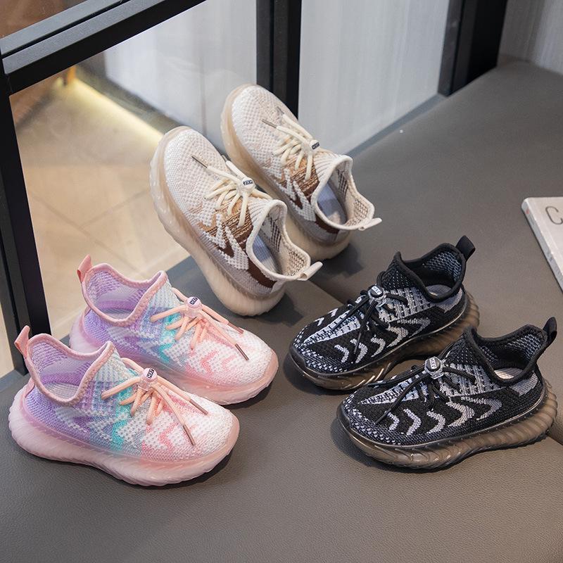 2025 Kids' Breathable Mesh Sneakers: Spring/Autumn Soft Sole for Boys & Girls
