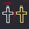10pcs Stainless Steel Geometric Cross Frame Earrings Charms Connectors Necklaces Earrings Jewelry Making Supplies Bulk Wholesale