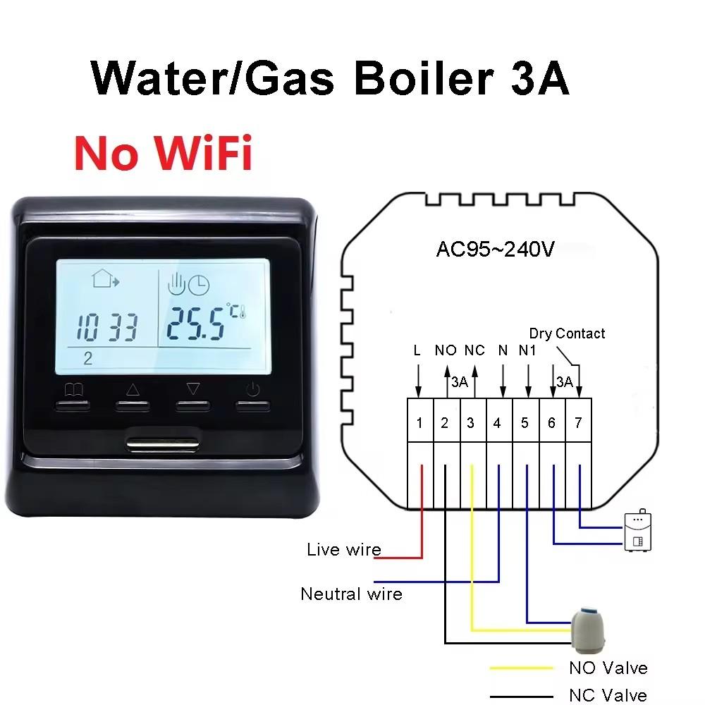 1PC Temperature Controller MINCO HEAT Programmable Tuya Smart WiFi Thermostat for Electric Floor/Water/Gas Boiler