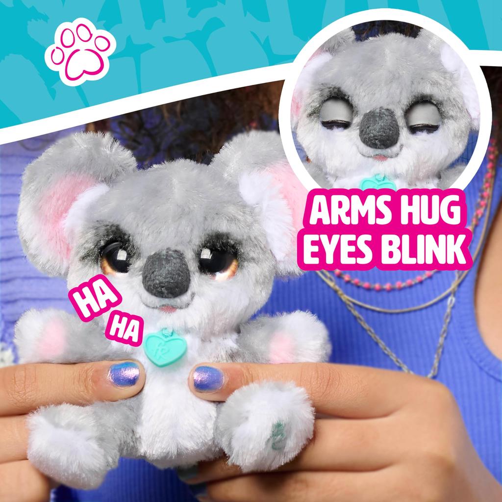 Hasbro FurReal Hugs Mini Koala, Electric Plush Toy, Electronic Pet, Interactive Pet, Suitable for Ages 12 Months and Up, G4326 (Authentic Product)