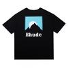 High Street Vintage T-Shirt Couples Loose Fit Crew Neck Short Sleeve Letter Print Casual Top